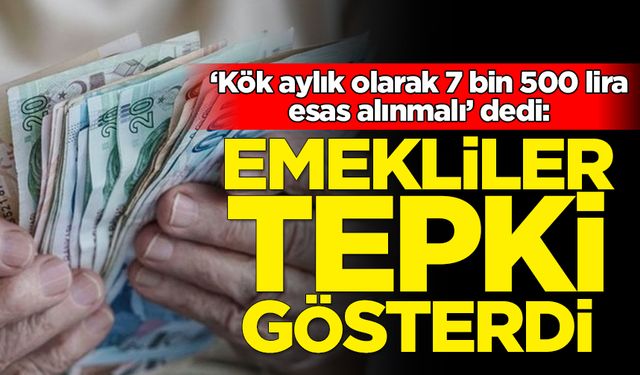 Emekli Derneği Başkanı'ndan emeklileri kızdıracak açıklama