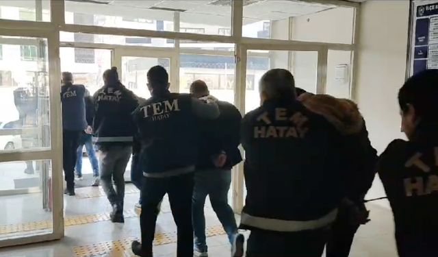 Hatay'da DEAŞ operasyonunda 12 tutuklama