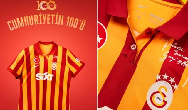 Galatasaray Süper Kupa Finali'ne, 100. yıl özel formasıyla çıkacak