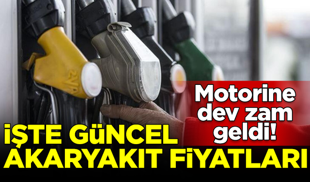 Motorine dev zam geldi! İşte 23 Aralık güncel akaryakıt fiyatları