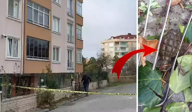 İstanbul'da el bombası alarmı! Apartmanın önünde bulundu