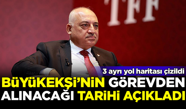 TFF Başkanı Büyükekşi'nin görevden alınacağı tarihi açıkladı! 3 ayrı yol haritası