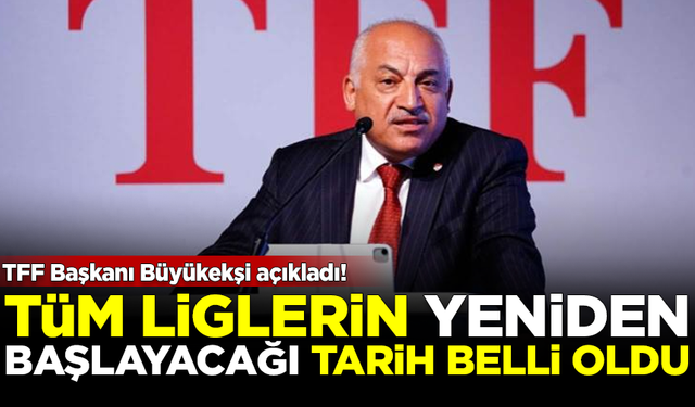 SON DAKİKA! Liglerin yeniden başlayacağı tarih belli oldu