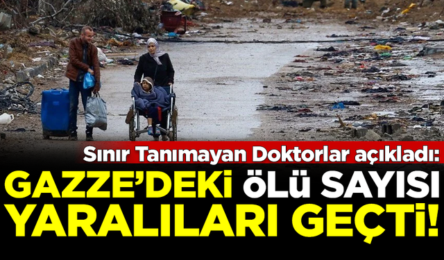 Sınır Tanımayan Doktorlar: Gazze'de 6 Aralık'ta ölü sayısı, yaralıları geçti