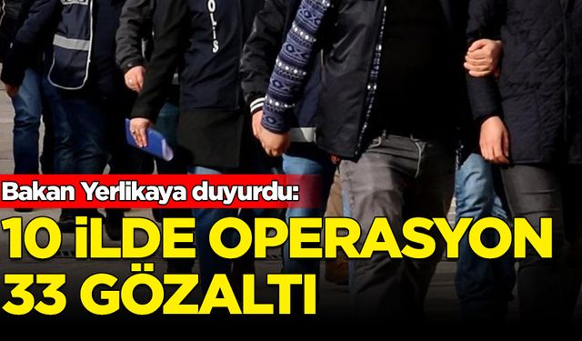 Bakan Yerlikaya duyurdu: 10 ilde Sibergöz-19 Operasyonu