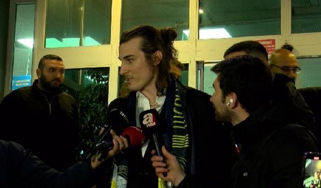 Fenerbahçe'nin yeni transferi Çağlar Söyüncü İstanbul'da