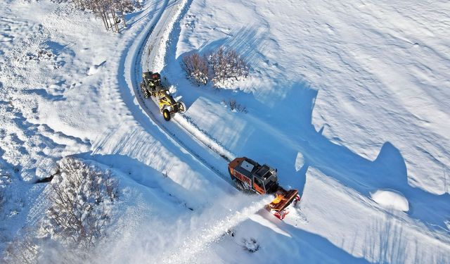 Tunceli ve Bingöl'de 467 köy yolu kardan kapandı