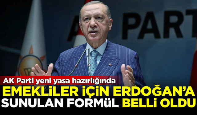 Emekliler için Erdoğan'a sunulan formül belli oldu! AK Parti yeni yasa hazırlığında