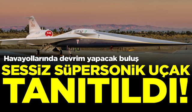 Hava yollarında devrim yapacak buluş! Sessiz çalışan süpersonik uçak tanıtıldı