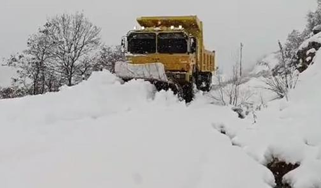 Kar Elazığ'ı vurdu! 129 köy yolu ulaşıma kapandı