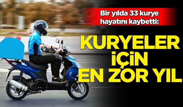 İzmir'de motosikletli kuryeler için en kötü yıl