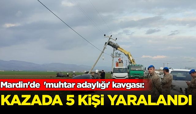 Mardin'de 'muhtar adaylığı' kavgası: 5 yaralı