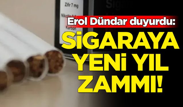 Sigaralara yeni yıl zammı!