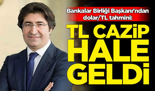 Bankalar Birliği Başkanı'ndan dolar/TL tahmini: TL cazip hale geldi