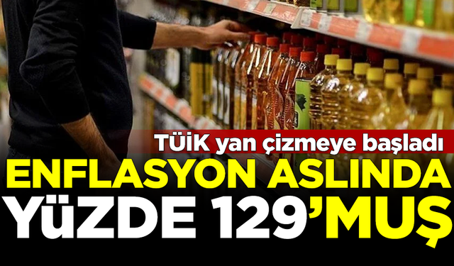 TÜİK yan çizmeye başladı! Hissedilen enflasyon aslında yüzde 129'muş