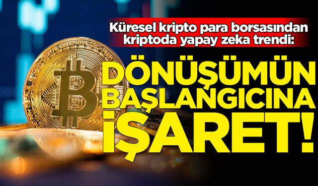 Küresel kripto para borsasından kriptoda yapay zeka trendi değerlendirmesi