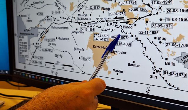 Elazığ ile Bingöl arasındaki kırılmayan fay, 7'lik deprem oluşturabilecek potansiyele sahip