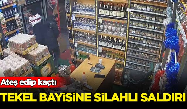 Bahçelievler'de tekel bayisine silahlı saldırı