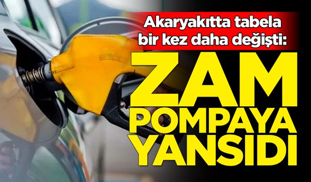 Benzine yapılan dev zam pompaya yansıdı