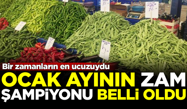 Ocak ayının zam şampiyonu belli oldu! Bir zamanların en ucuzuydu...