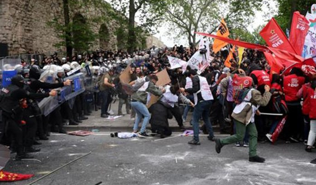 İstanbul'da 1 Mayıs olayları: 217 kişi gözaltına alındı