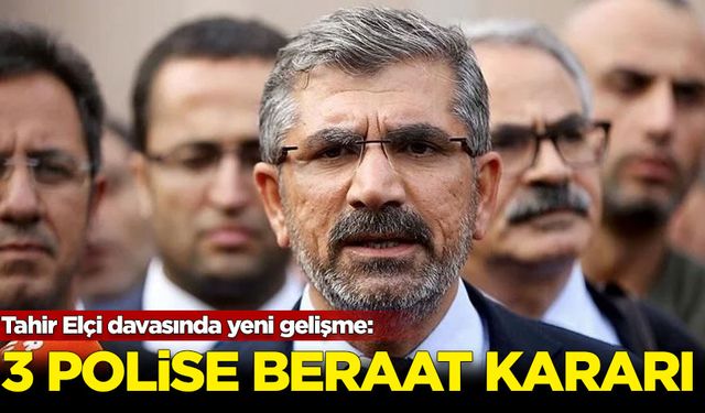 Tahir Elçi cinayetinden 3 polis memuru hakkında beraat kararı verildi