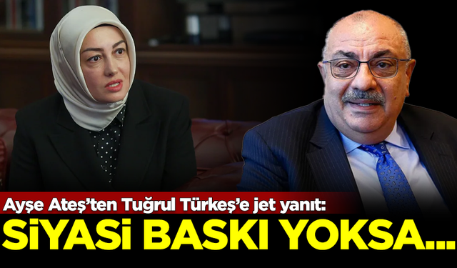 Ayşe Ateş'ten Tuğrul Türkeş'e jet yanıt: Siyasi baskı yoksa...