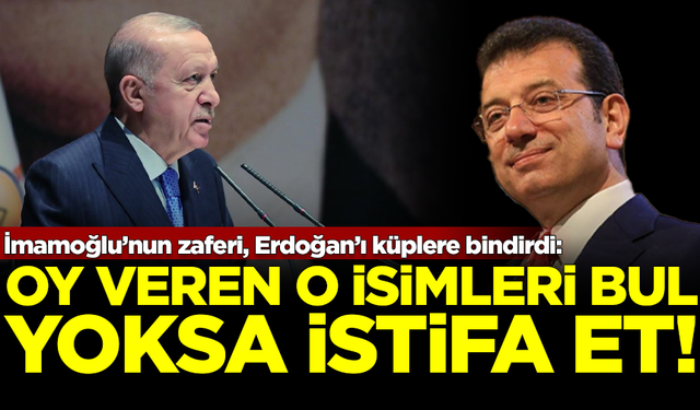 AK Parti'de cadı avı! Erdoğan'dan 'İmamoğlu'na oy verenleri bul' talimatı