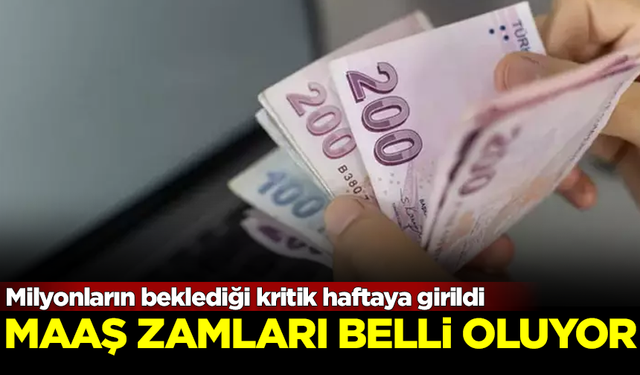 Milyonların beklediği kritik haftaya girildi! Maaş zamları belli oluyor