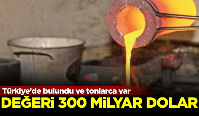 Türkiye'de bulundu ve tonlarca var! Piyasa değeri 300 milyar dolar