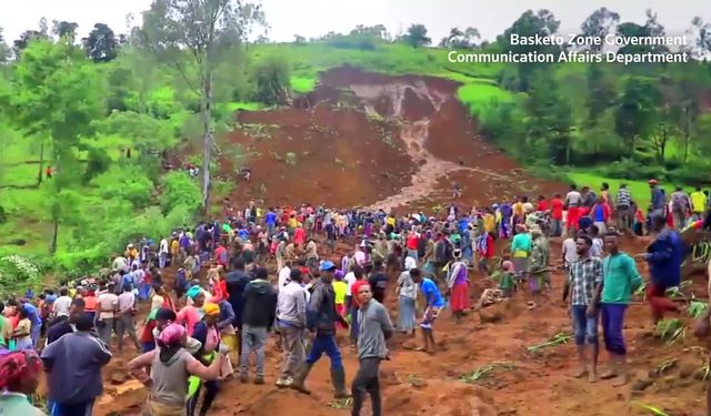 Etiyopya’daki heyelanda ölü sayısı 500'e ulaştı