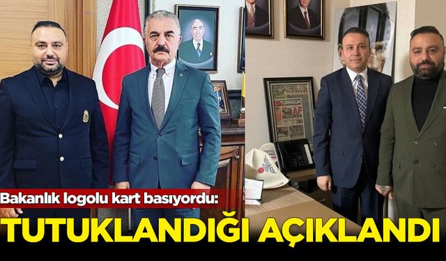 Bakanlık logolu kart basıyordu: AK Gençlik Ocakları derneği başkanı tutuklandı