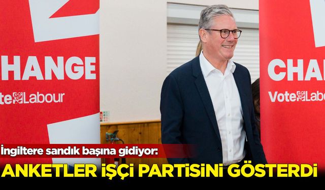 İngiltere sandık başına gidiyor: Anketler İşçi Partisi'ni gösteriyor