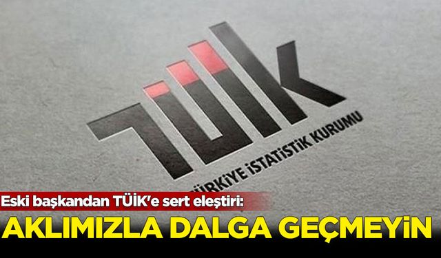 Eski başkandan TÜİK'e sert eleştiri: Aklımızla dalga geçmeyin