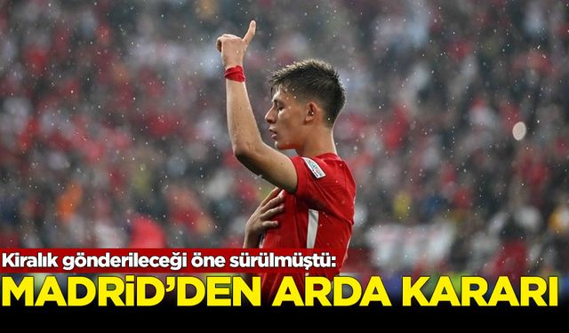 Real Madrid'den Arda Güler kararı