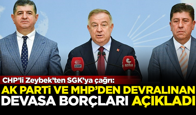 CHP, AK Parti ve MHP'li belediyelerden devralınan devasa borçları açıkladı