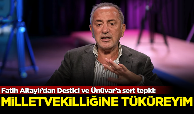 Fatih Altaylı'dan Meclis torpiline sert tepki: Milletvekilliğine tüküreyim!