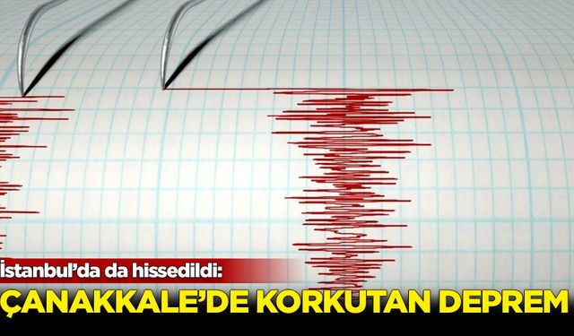 Çanakkale Ezine'de deprem