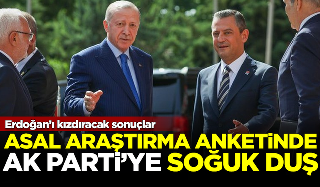 Asal Araştırma anketinde AK Parti'ye soğuk duş! Erdoğan çok kızacak