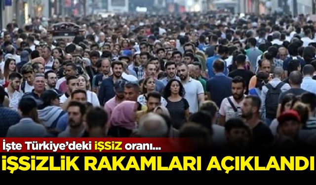 TÜİK, Mayıs ayı işsizlik rakamlarını açıkladı! İşte Türkiye'deki işsiz oranı...