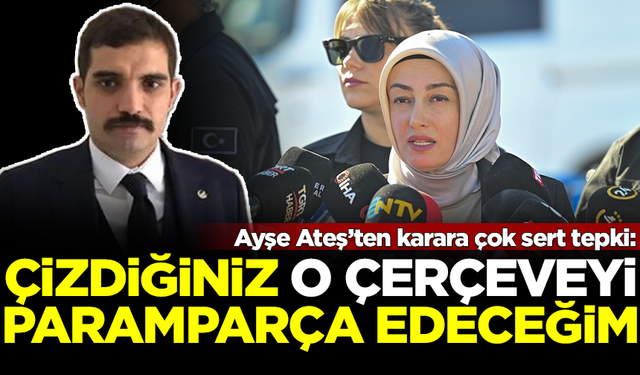 Sinan Ateş'in eşi Ayşe Ateş'ten çok sert 'FETÖ' açıklaması: Çizdiğiniz o çerçeveyi paramparça edeceğim!