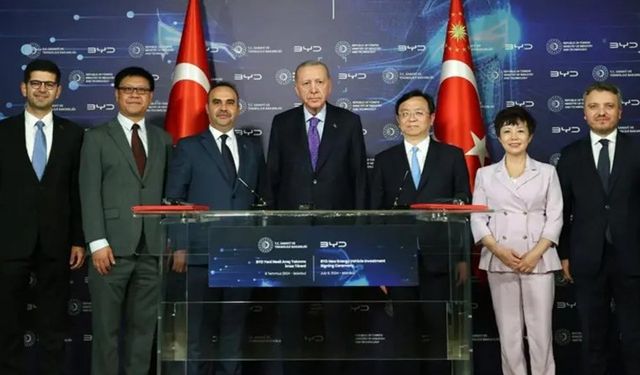 BYD'den Türkiye'ye yaklaşık 1 milyar dolar yatırım