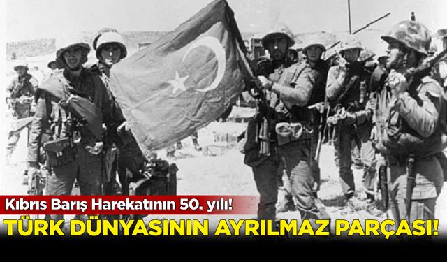 Kıbrıs Barış Harekatı'nın 50. yıl dönümü! Ersin Tatar konuştu...