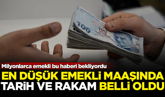 SON DAKİKA! En düşük emekli maaşı için tarih ve rakam belli oldu