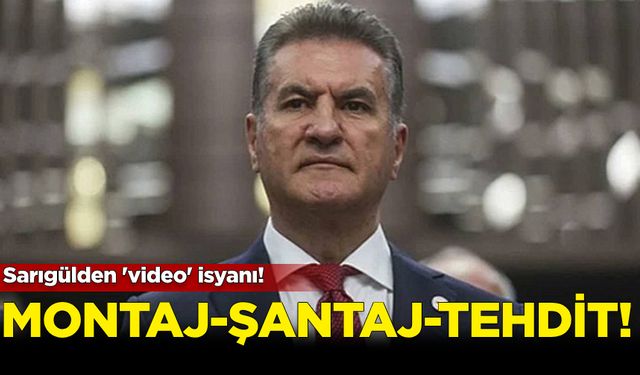 Mustafa Sarıgül'den 'video' istanı! Montaj-Şantaj- Tehdit...