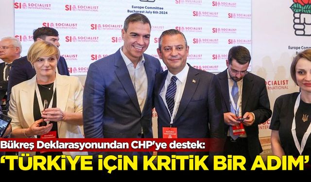 Bükreş Deklarasyonundan CHP'ye destek