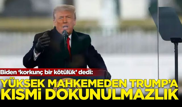 ABD Yüksek Mahkemesi, Trump’a resmi işlemlerde dokunulmazlık sağladı