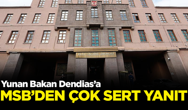 Milli Savunma Bakanlığı'ndan, Yunan Bakan Dendias'a çok sert 'Kıbrıs ve Mehmetçik' yanıtı