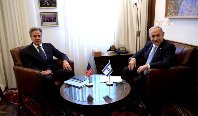 ABD Dışişleri Bakanı Blinken, İsrail Başbakanı Netanyahu ile görüştü