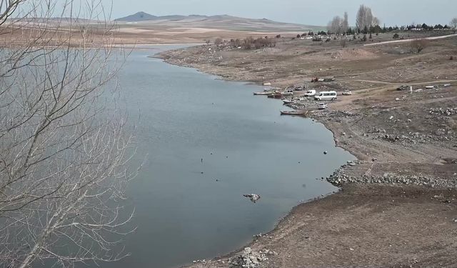 Yozgat'ta kuraklık nedeniyle baraj ve göletlerdeki su seviyesi azaldı